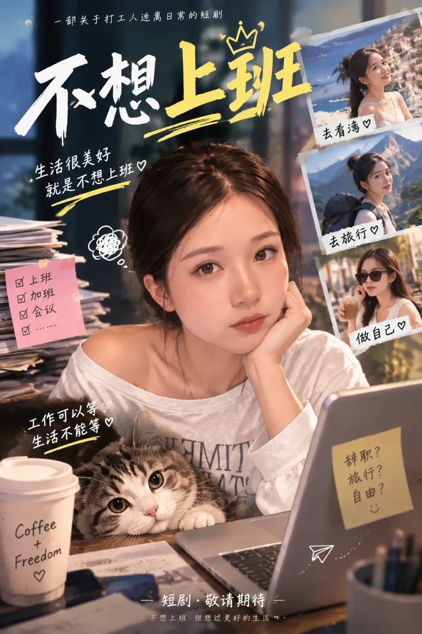 不想上班